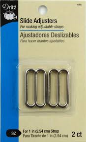 Dritz Slide Adjusters 474 For Adjustable Straps (2 per package)
